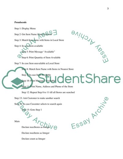 Pseudocode Standards