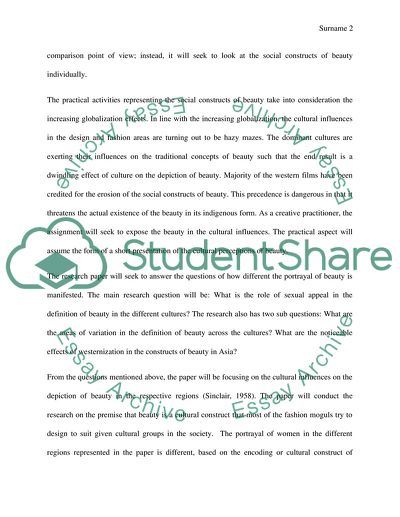 Social Constructs of Beauty in America, Europe and Asia