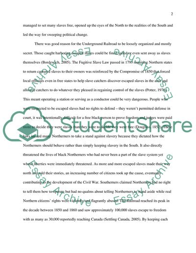 The Underground Railroad - Pathway to Freedom