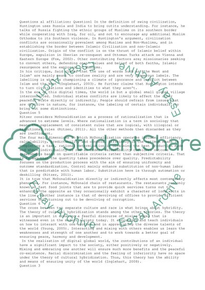 Swing Civilization and McDonaldization