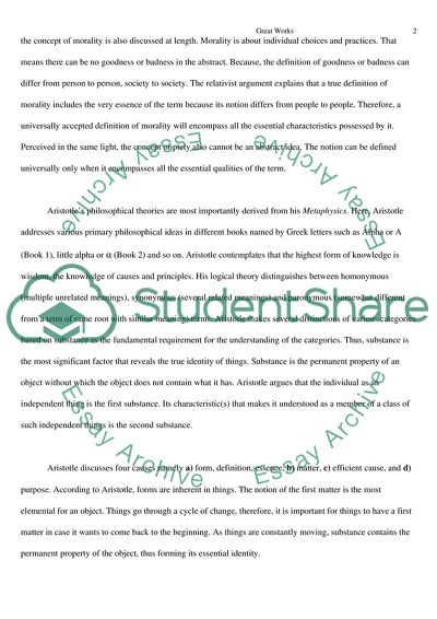 Great Works of Western Philosophy