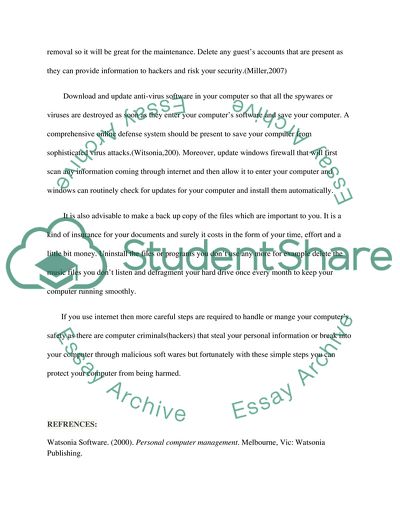 How to Maintain Your Personal Computer