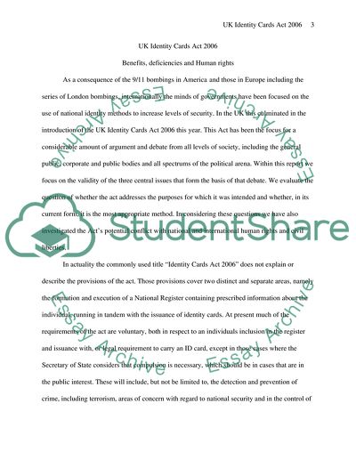 Benefits, Deficiencies and Human Rights