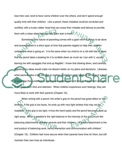 Parenting Model Metaphor