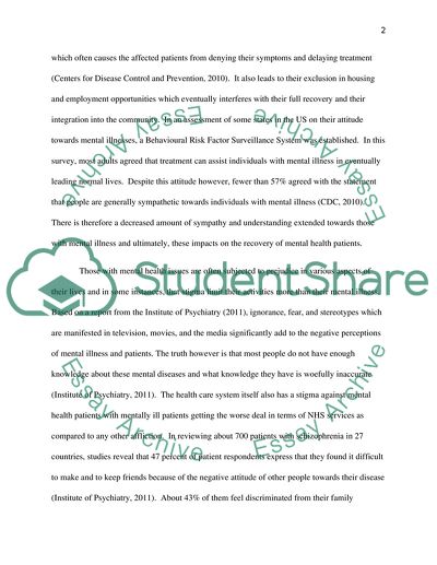 Mental Health and Disability