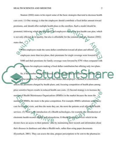 Health Care Spending Trends