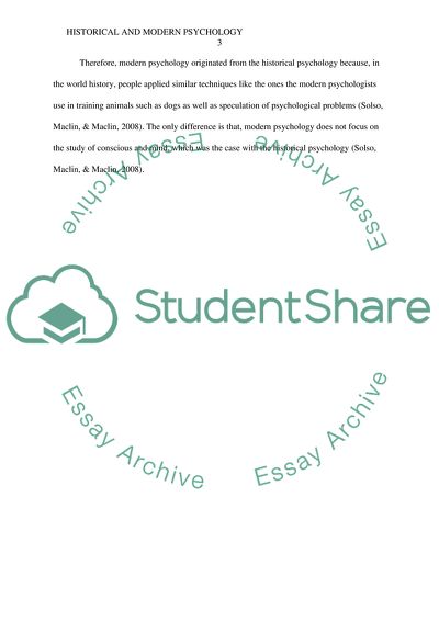 History of Cognitive Psychology