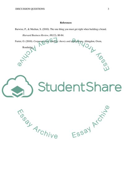 Discussion questions