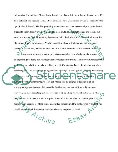 The Forty Rules of Love: A Novel of Rumi (book)