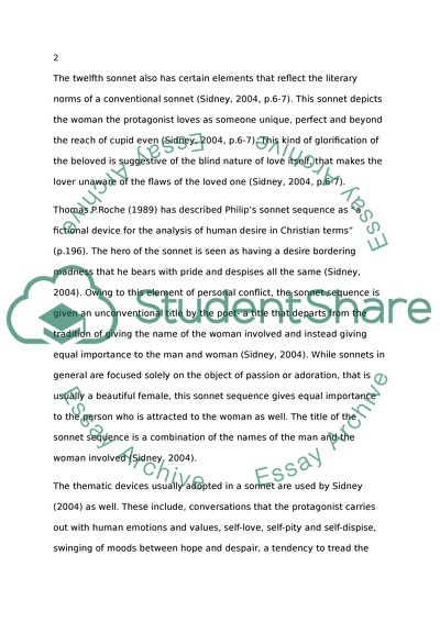 Sonnet 61 analysis picture
