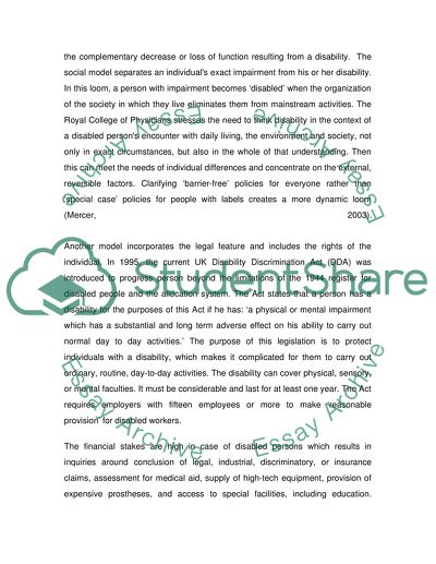 Disability and Health Disability Barriers