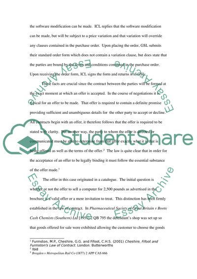 Green Shippers Ltd and Intelligent Computers Ltd