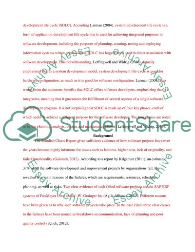 Survey of Agile and Waterfall Integration in Financial Services