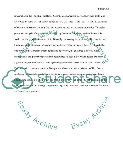 Method and Meditations on First Philosophy