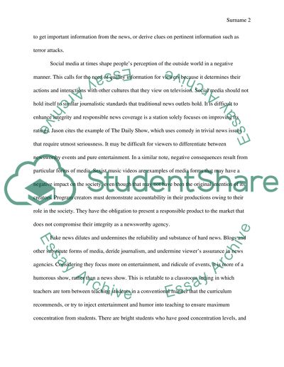 Negative Effects of News from Social Media