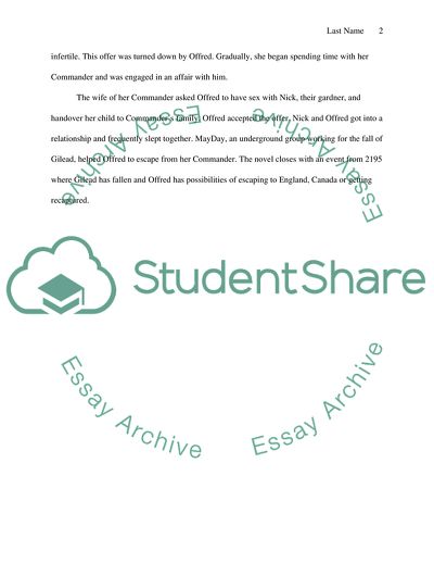 Handmaids Tale by Margaret Atwood