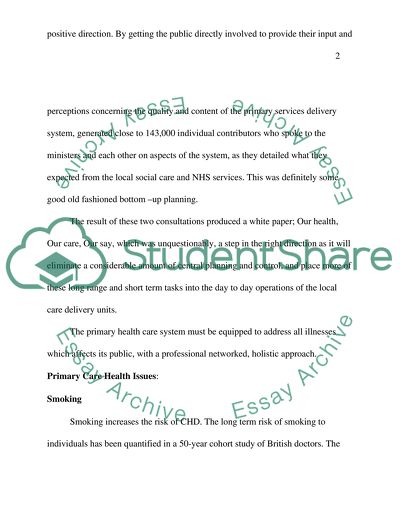 Governments Health Policy