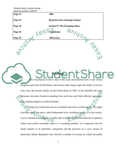 The Politics of US/UK Media Content Regulation in a Post-9/11 World