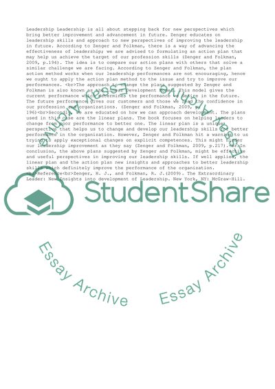 The Effectiveness of Leadership