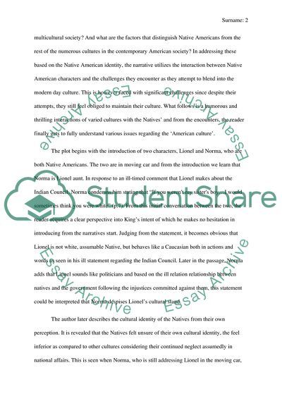 The Authenticity of Cultural Identity in Green Grass Running Water by Thomas King