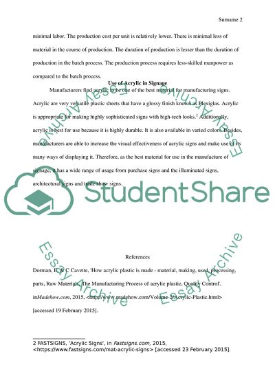 Process of Manufacturing of Acrylic Signage