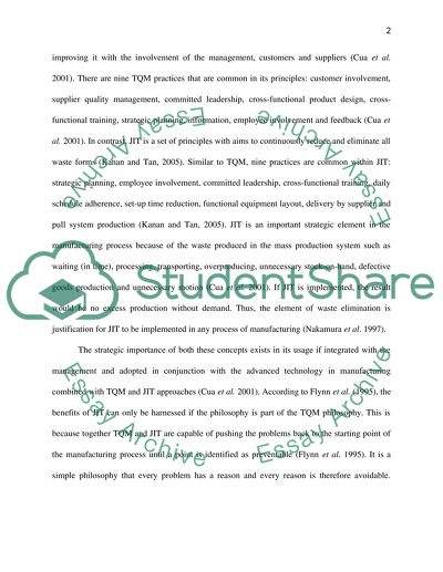 Concepts Approach for the Operations Performance Improvement