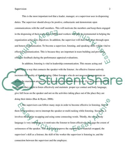 Best Practices Manual for New Supervisors