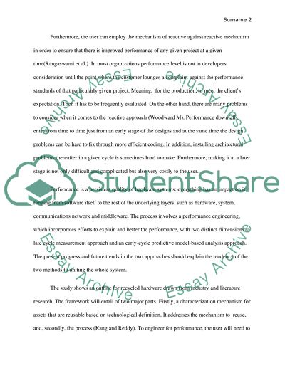 Performance Engineering