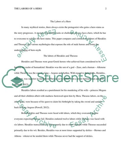 The Labors of a Hero