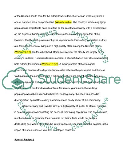 Demography Problems on Three European Nations: Germany, Romania, and Sweden