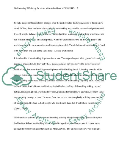 Does Multi-Tasking Really Make a Person More Productive