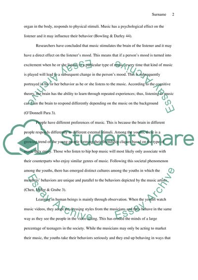 How Does Music Influence Human Nature Particularly In the Youth