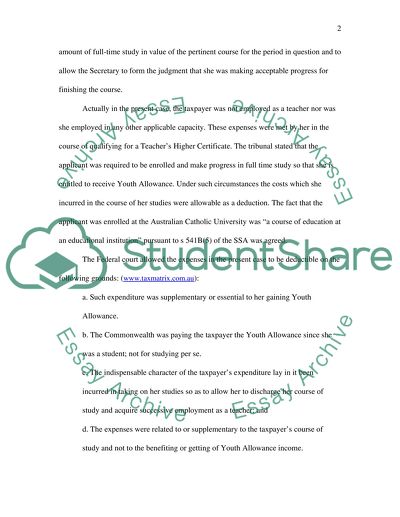 Self Education Expenses