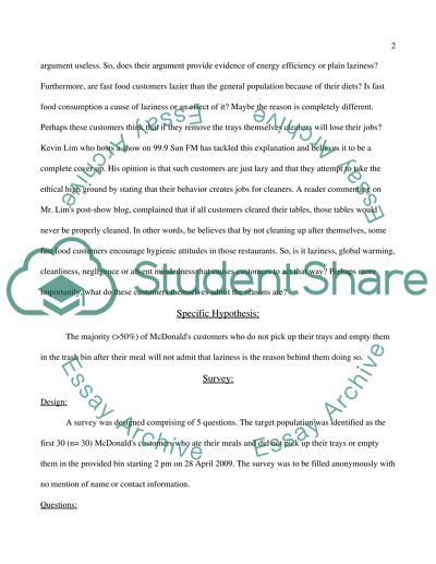 Psychology of the Mess-Maker