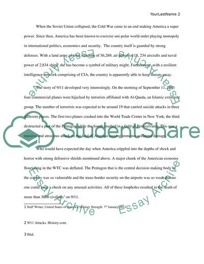 Why America Was Taken by Surprise on September 11th