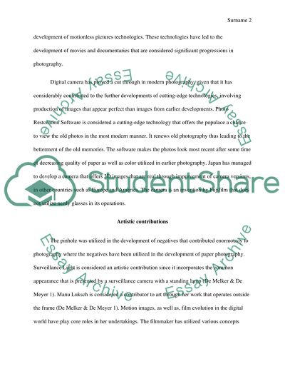 Technological developements