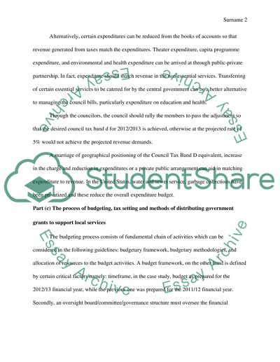 Public Sector Finance & Control