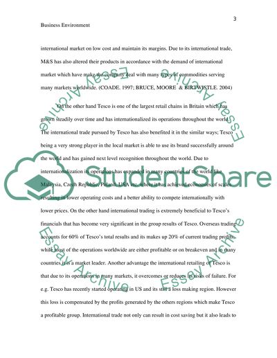 The Importance of International Trade to Two UK Business Organisations