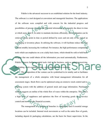 Fidelio Hospitality Management Software