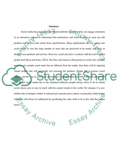 Social Networking Practices and Interactions