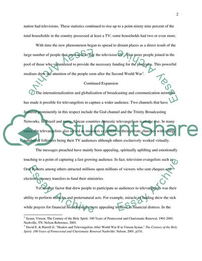 Rise of Televangelism Rise and its Influence