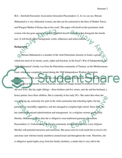 Ibtisam Mahameed: Enhancing Relations Arabs and Jews