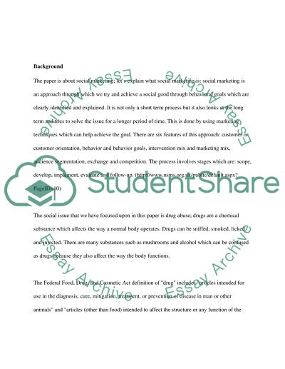 Applied Social Marketing Project