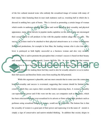 Womens Appearance and Sexuality Represent Power