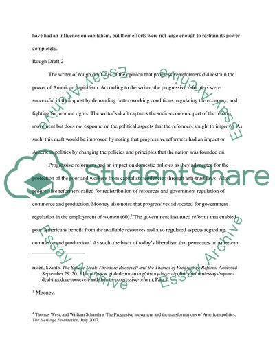 Response to Progressive Reforms