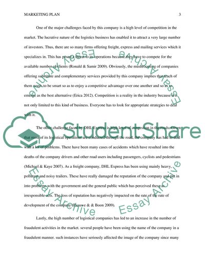 Marketing Plan of DHL Express