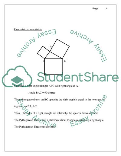 The Pythagorean Theorem