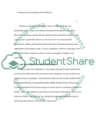 Oil Exploration And Development