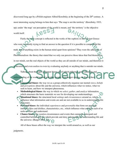 To what extent can we as humans be objective in our understanding of human behaviour