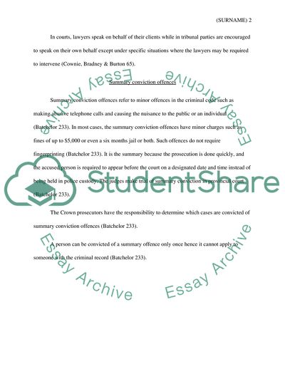 Differences Between Courts And Tribunals Coursework